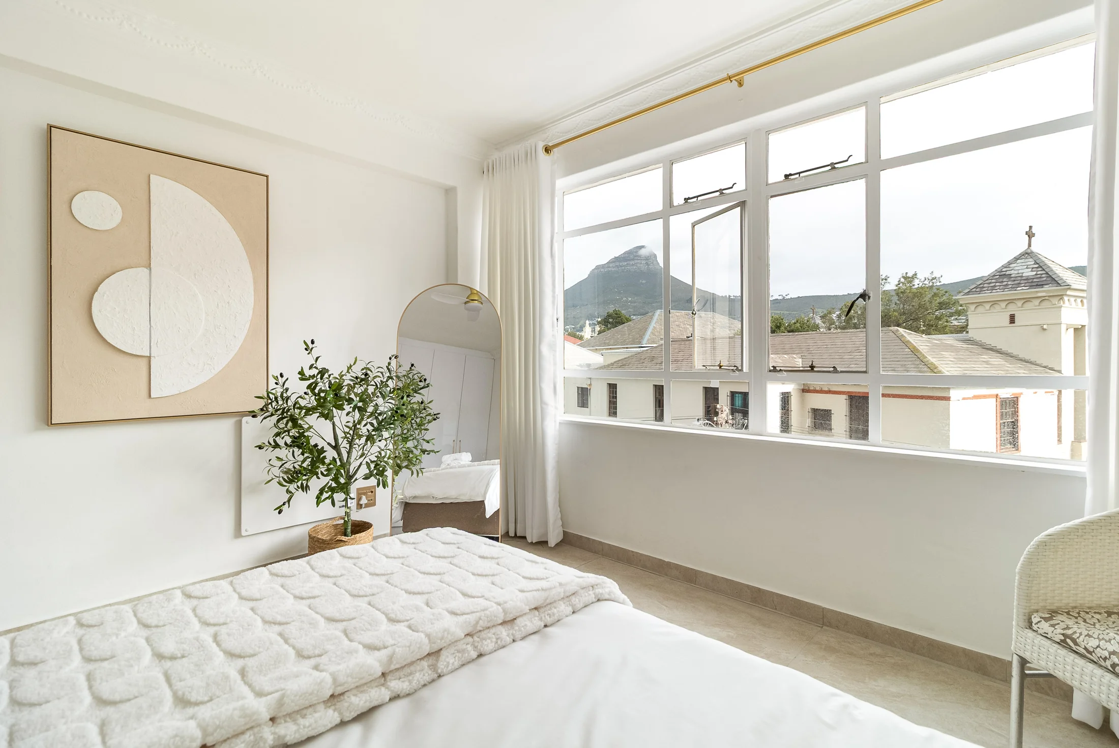 Mountain view from the bedroom